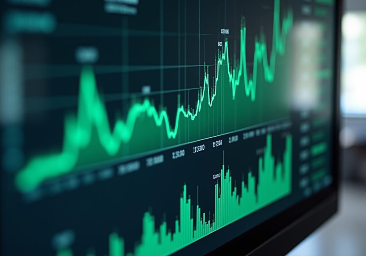 Data visualization dashboard showing conversion growth